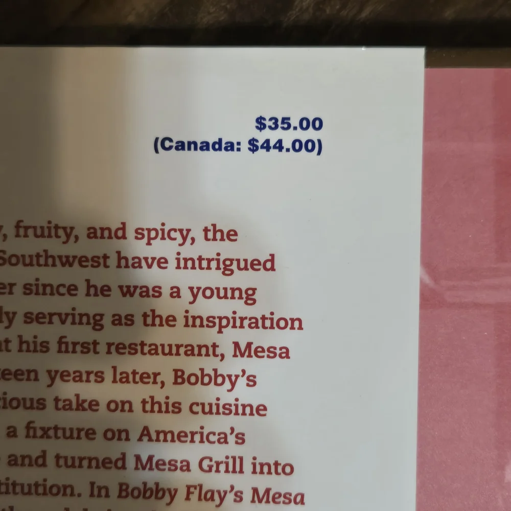 278 Page Bobby Flays Mesa Grill Cookbook Hardcover Southwestern Kitchen 2007